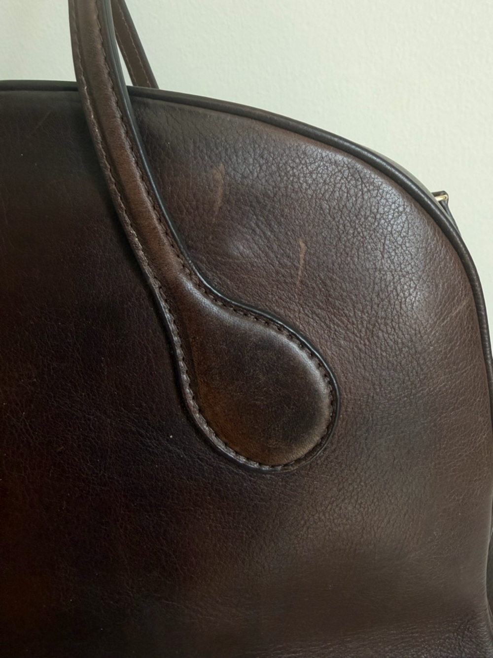 Liffner Bowling Bag in Dark Brown - Picture 6 of 14